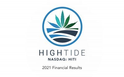 High Tide Announces Filing of its 2021 Audited Annual Financial Statements, Confirming the 118% Increase in Revenue and Adjusted EBITDA of $12.5 Million