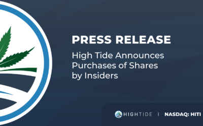 High Tide Announces Purchases of Shares by Insiders
